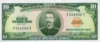 Gallery image for Dominican Republic p110a: 10 Pesos Oro